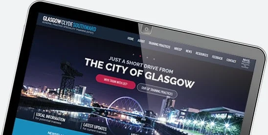 Website design for Glasgow GP Training